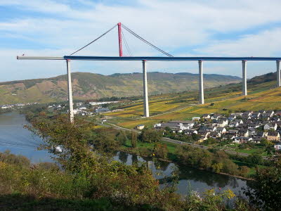 Hochmoselübergang im Bau