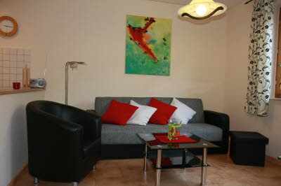 Sitzgruppe m. Schlafcouch